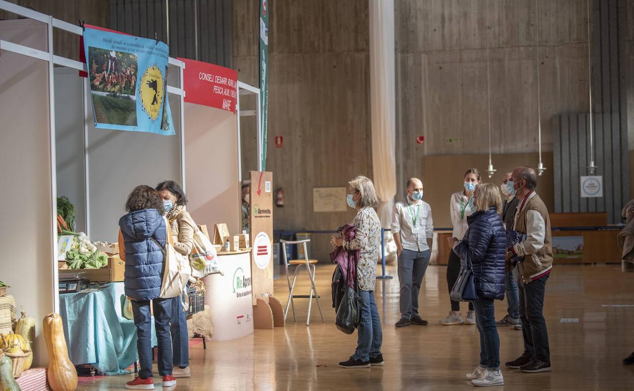 Imagen de la feria BioCantabria en el Palacio de Exposiciones, celebrada este fin de semana.