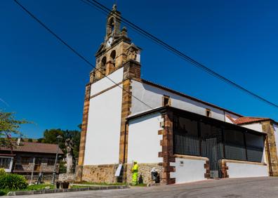 Imagen secundaria 1 - El proyecto de mejora del entorno de la Iglesia de Villanueva terminará «en los próximos días»