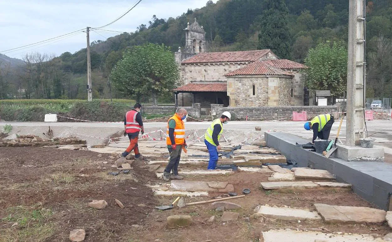 Trabajos de adecuación del enclave como centro de interpretación 