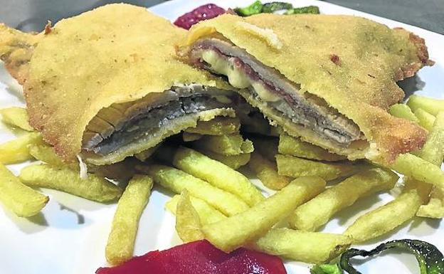 Cachopo de ternera.
