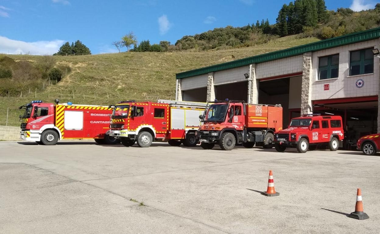 Instalaciones del Parque de Emergencias de Liébana en Sotama(Tama)