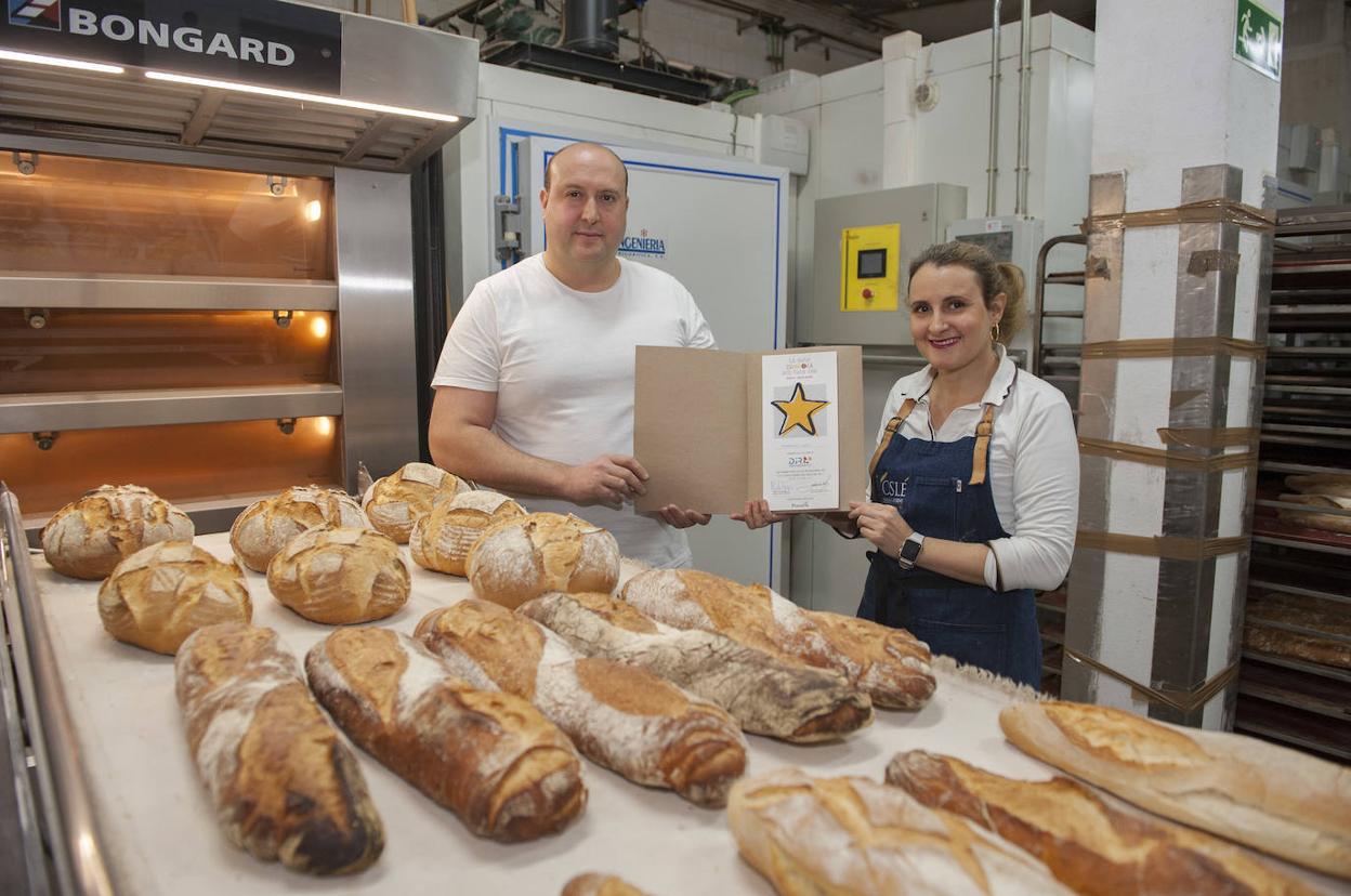 Panes con masa madre de larga fermentación. 