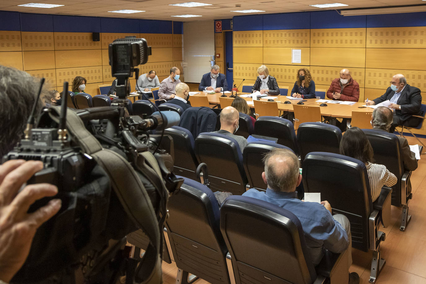 Imagen de la reunión de la Mesa Sectorial de Educación, celebrada este lunes.