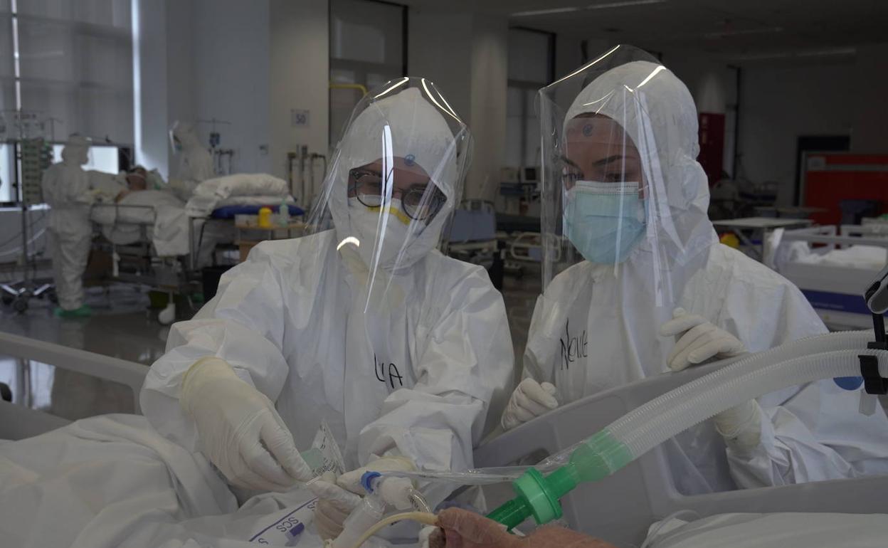 Imagen de la UCI de Valdecilla.