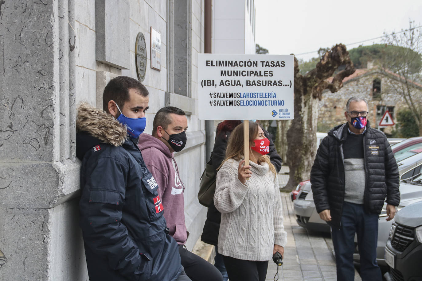 Protesta en Solares.