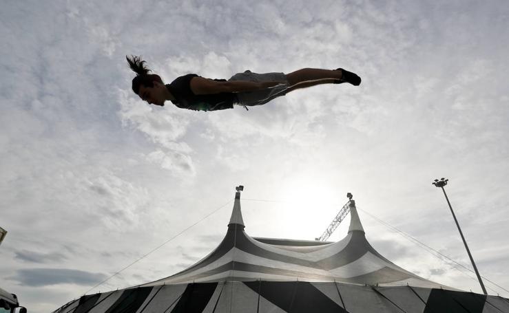 Así se prepara un circo en tiempos de pandemia