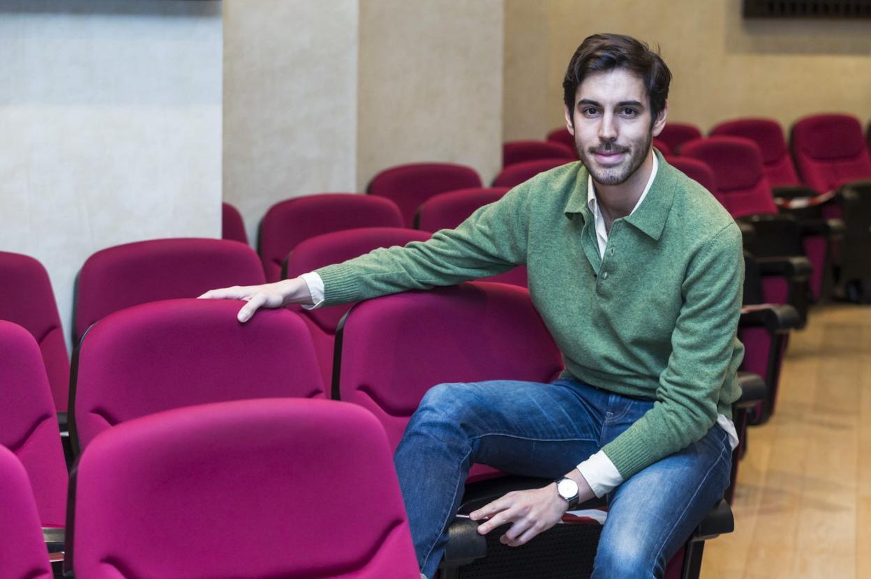 Carlos Abascal, durante su paso por Santander para impartir un curso de cine y literatura en la sede de Pedrueca de la Fundación Botín.