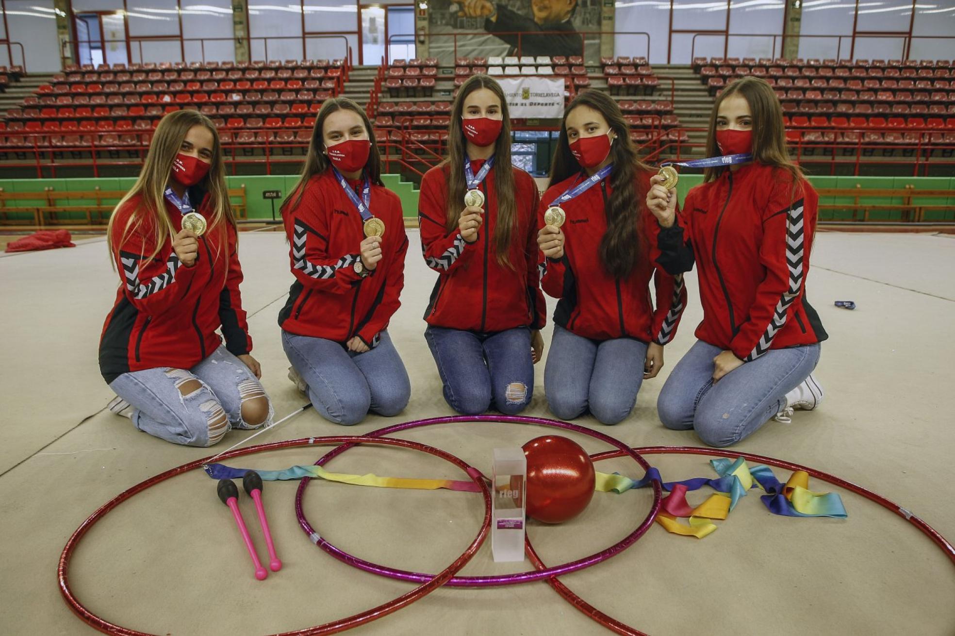 Las integrantes del equipo juvenil.