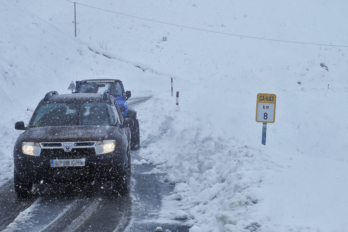 Fotos: La nieve cubre Campoo