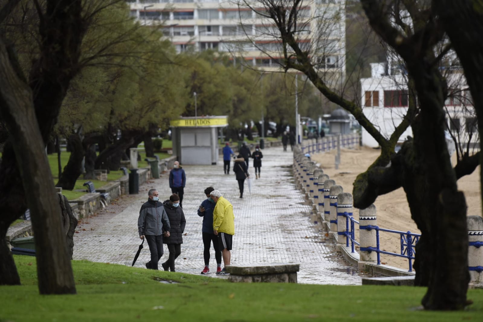 Fotos: &#039;Dora&#039; trae viento, lluvia y nieve a Cantabria