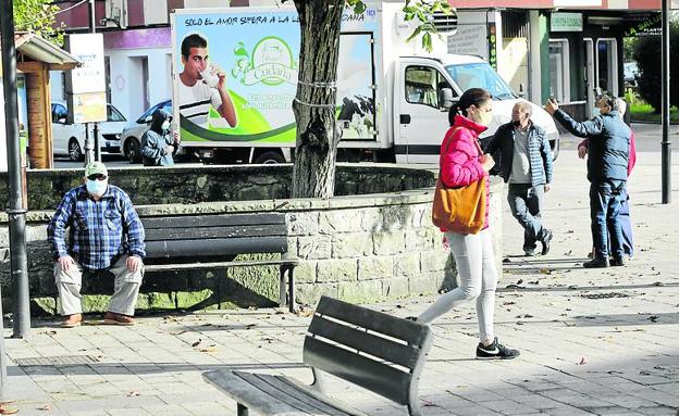 Las calles del municipio están semivacías. 