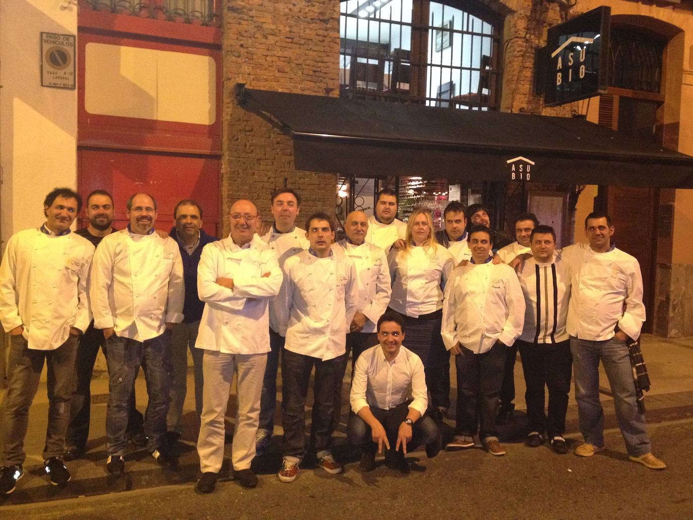 Reunión de la Asociación de Cocineros Euro-Toques en mayo de 2012 en Asubio. 