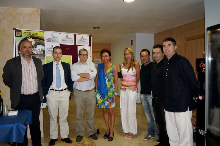 En 2012, durante una participación en los Cursos de Verano de la Universidad de Cantabria en Laredo. 