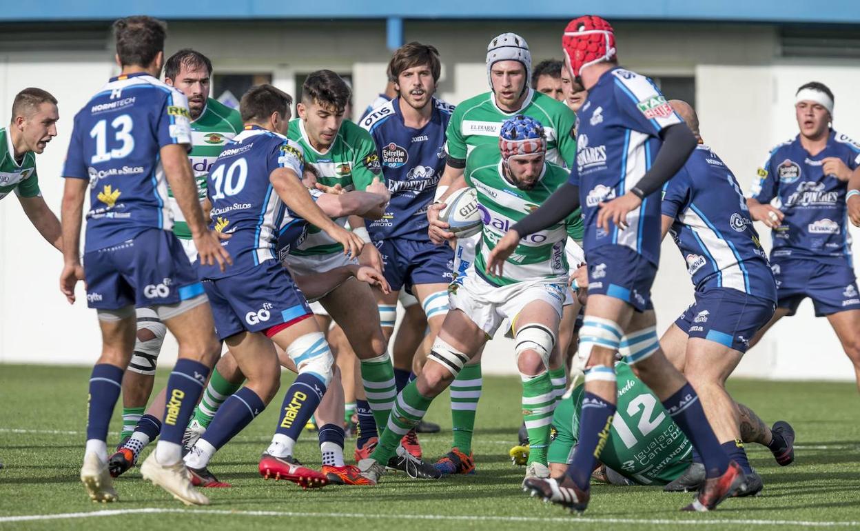 Partido de rugby Independiente-Quesos Entrepinares disputado en San Román.