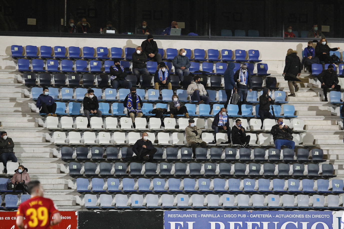 La Gimnástica perdió ante el Zaragoza en un partido en el que el público volvió al Malecón