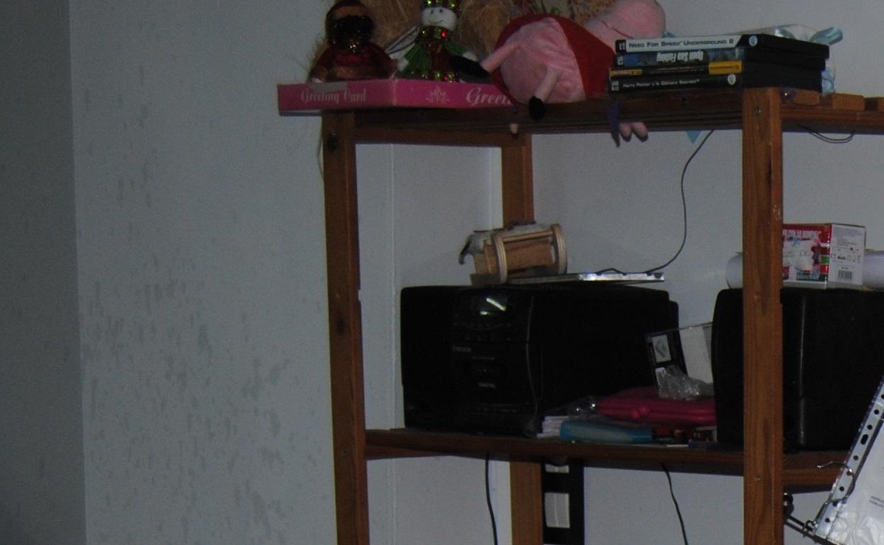 Dori Cámara en el mercadillo solidario navideño. 