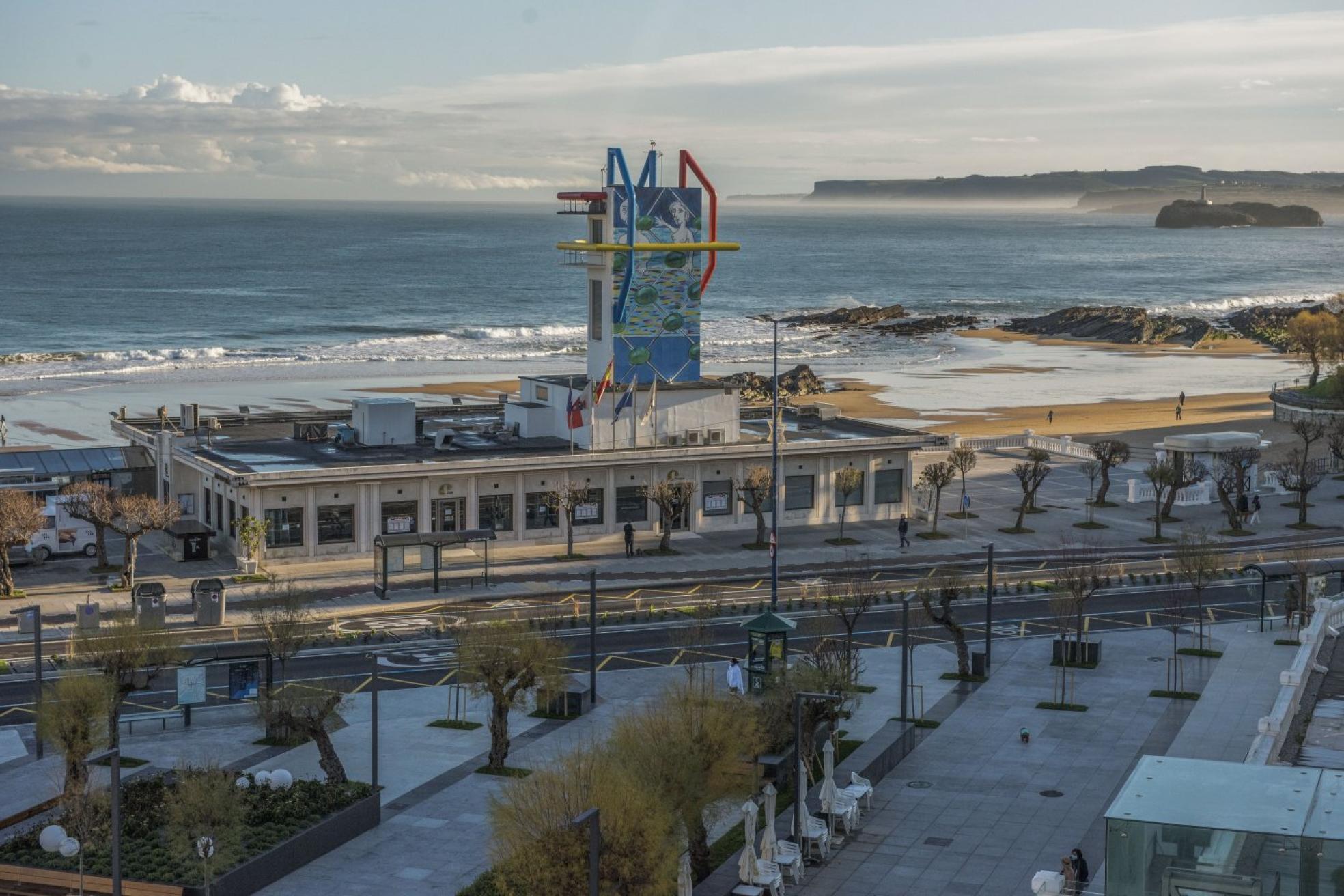 El nuevo embudo de las aguas de El Sardinero