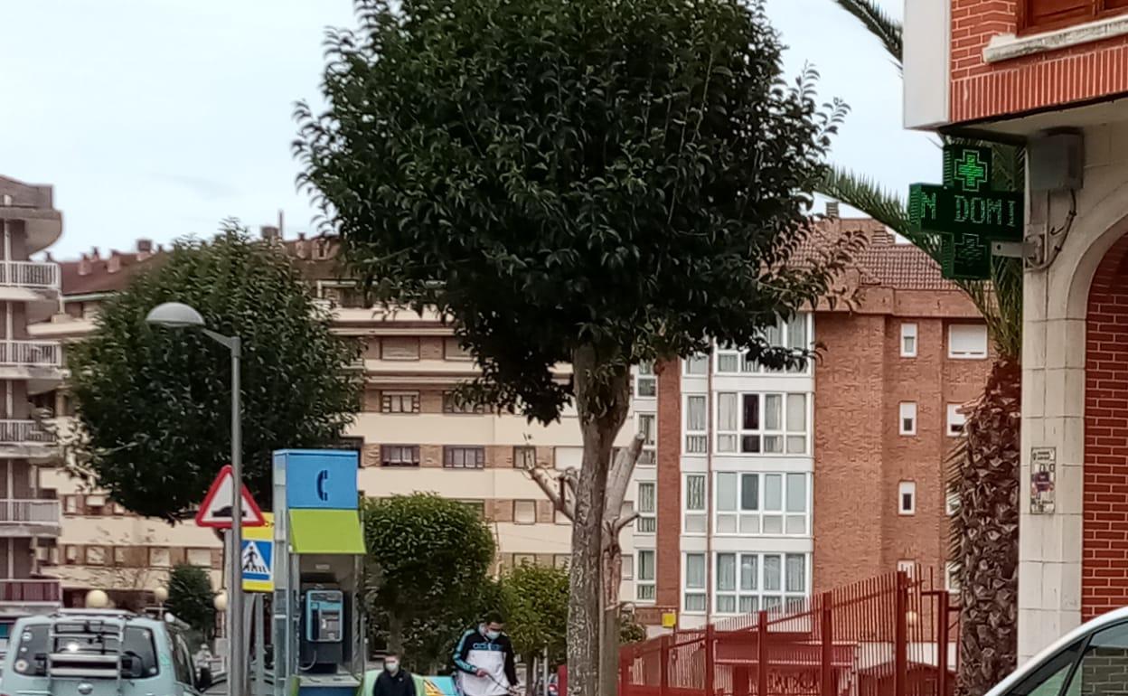 Los coches patrulla podrían desinfectarse este lunes.