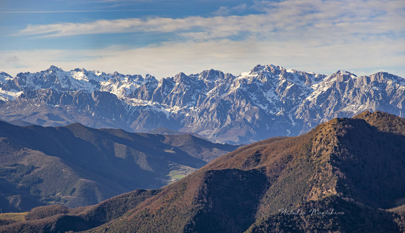 Picos de Europa antes de la borrasca ‘Bella’ y ‘Filomena’. 