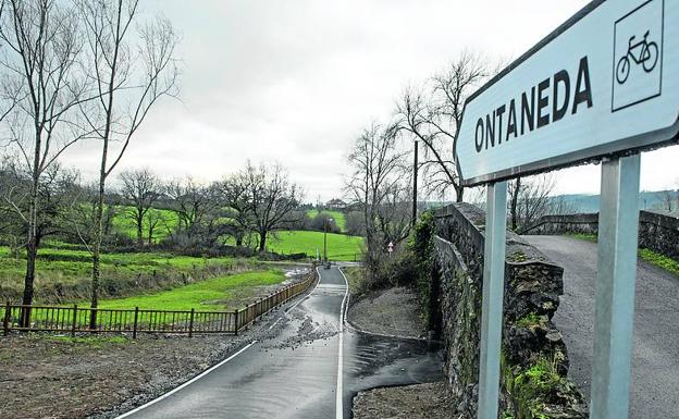 El nuevo tramo, a su paso por Obregón (Villaescusa).