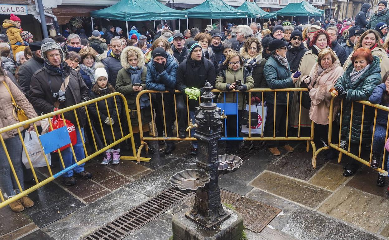 Imagen de vecinos de Reinosa, el pasado año por San Sebastián. 