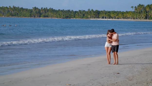 Su despedida en la playa de República Dominicana.