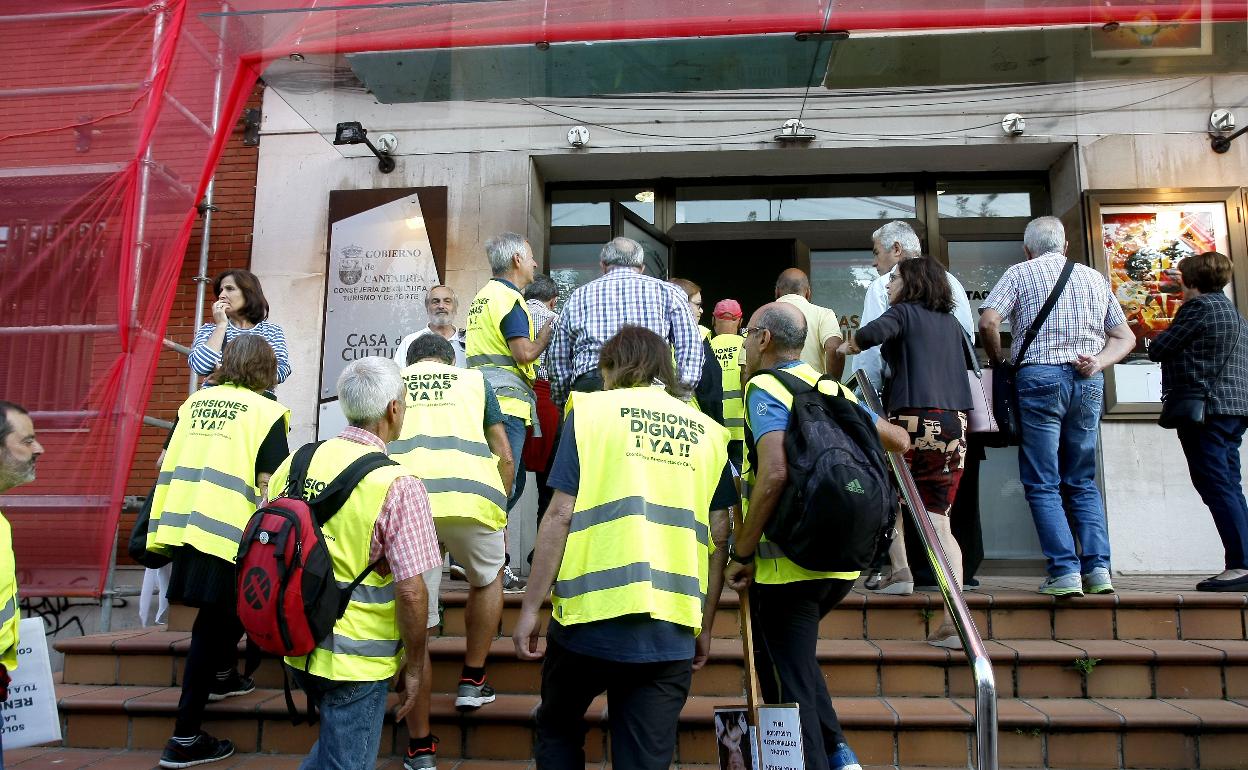 Movilización de reivindicación de pensionistas.