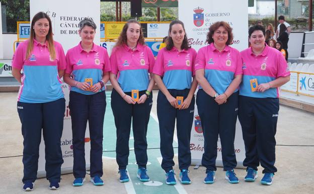 Equipo de Zurdo de Bielva, que vuelve a la competición tras no jugar en el año 2020 de bido a la situación. 