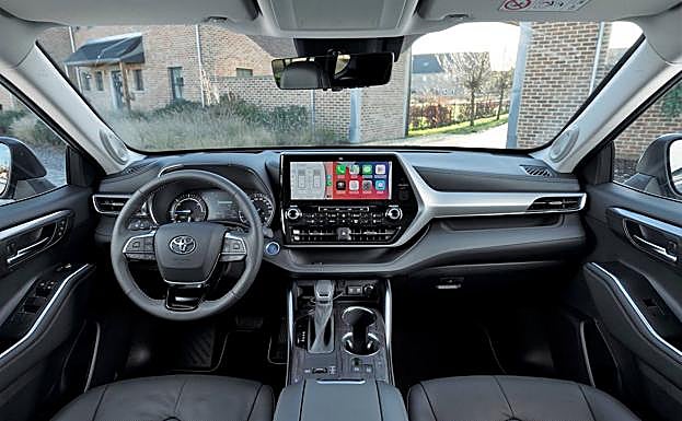 Interior del Toyota Highlander.