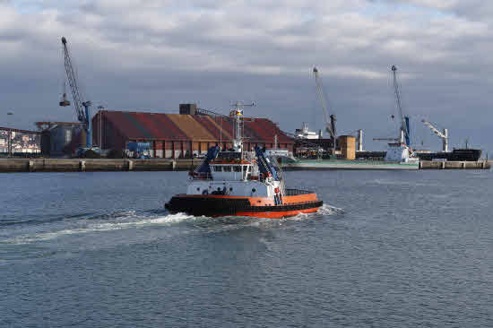 Remolcadores en el Puerto de Santander