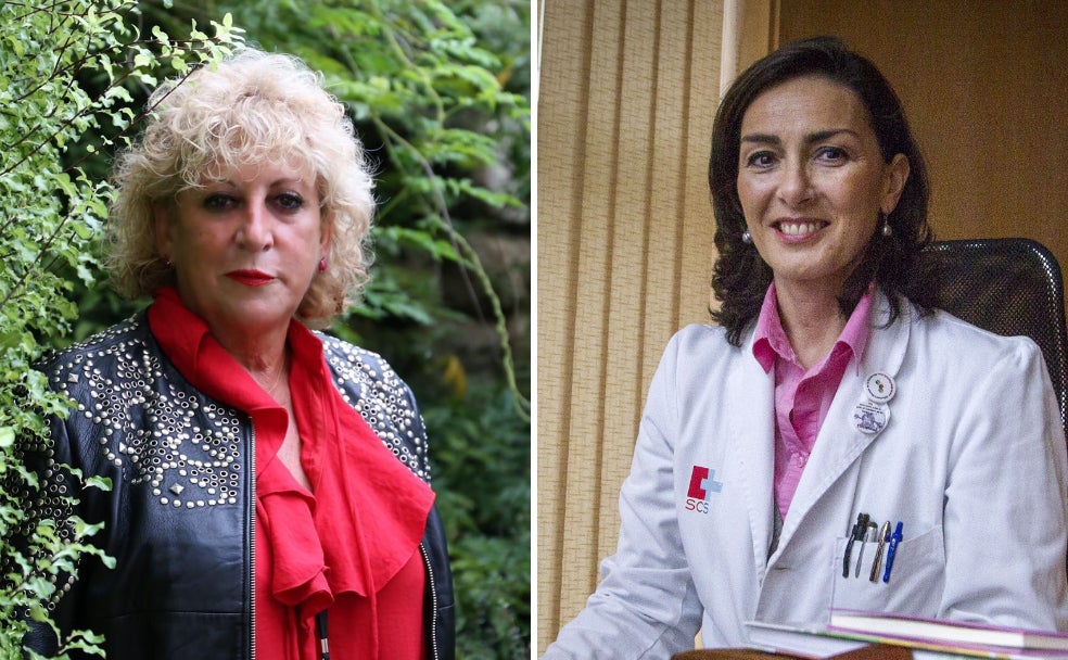 María Luz Fernández (izquierda) y Zulema Gancedo, las dos candidatas a presidir el Colegio de Enfermería.