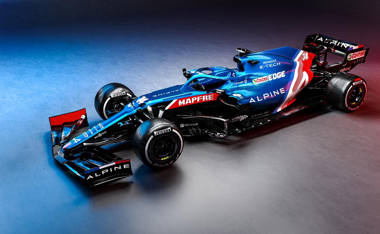 Alpine A521, el monoplaza de Fernando Alonso para el Mundial 2021.