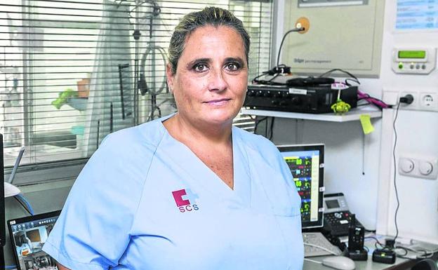 Mariluz Roldán, al frente de una UCI desde el inicio de la pandemia.