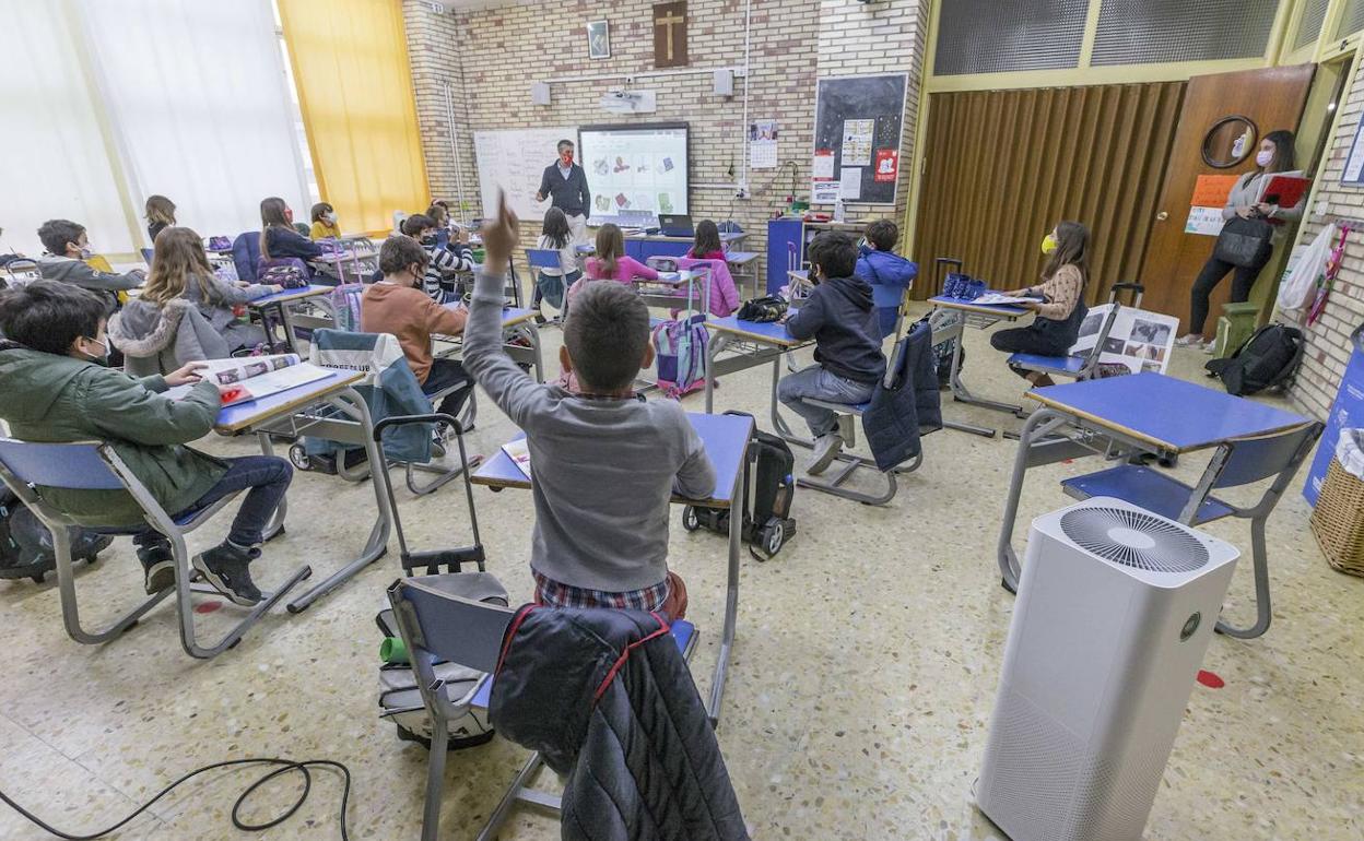 Una clase de Primaria en un colegio concertado.