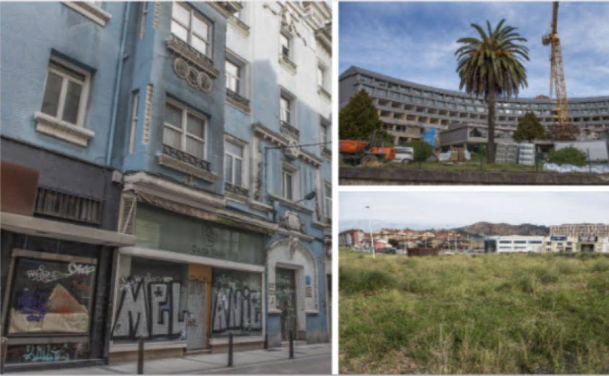 Tres de los seis proyectos que están en marcha.