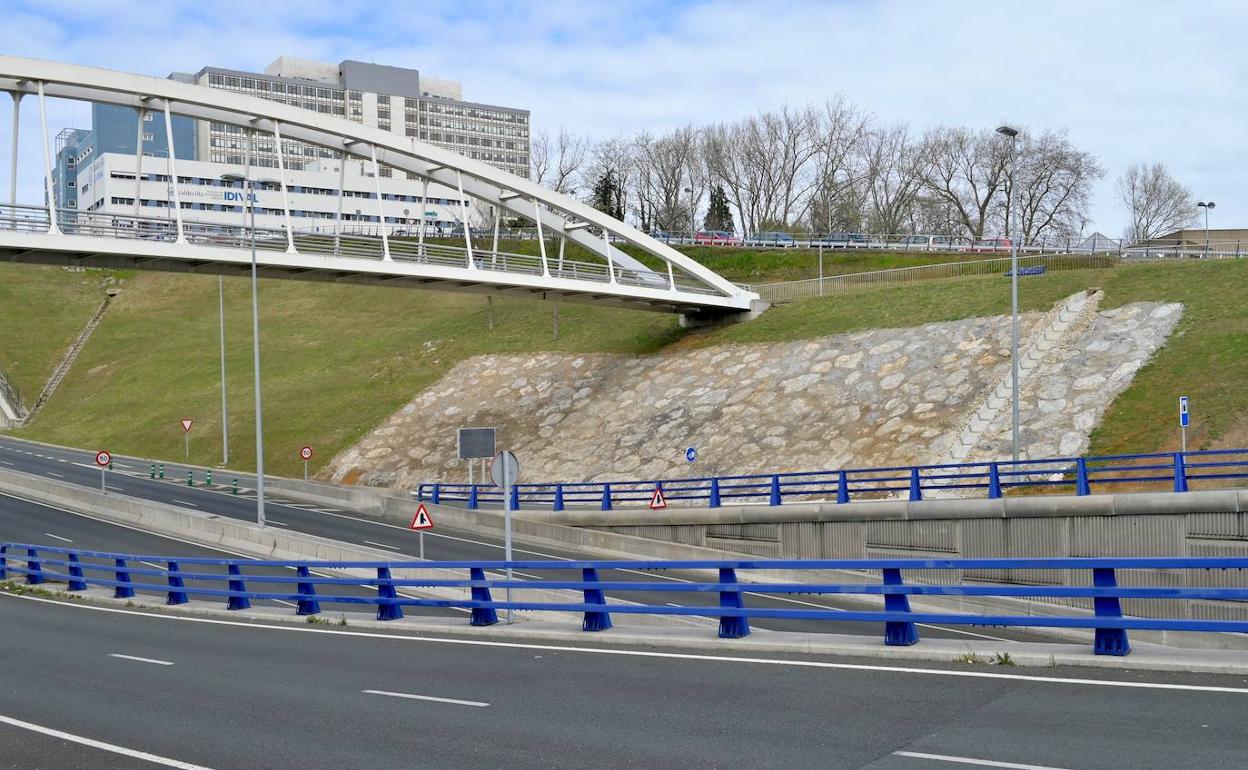 Finalizan los trabajos de estabilización del talud de acceso al túnel del distribuidor de La Marga-La Albericia