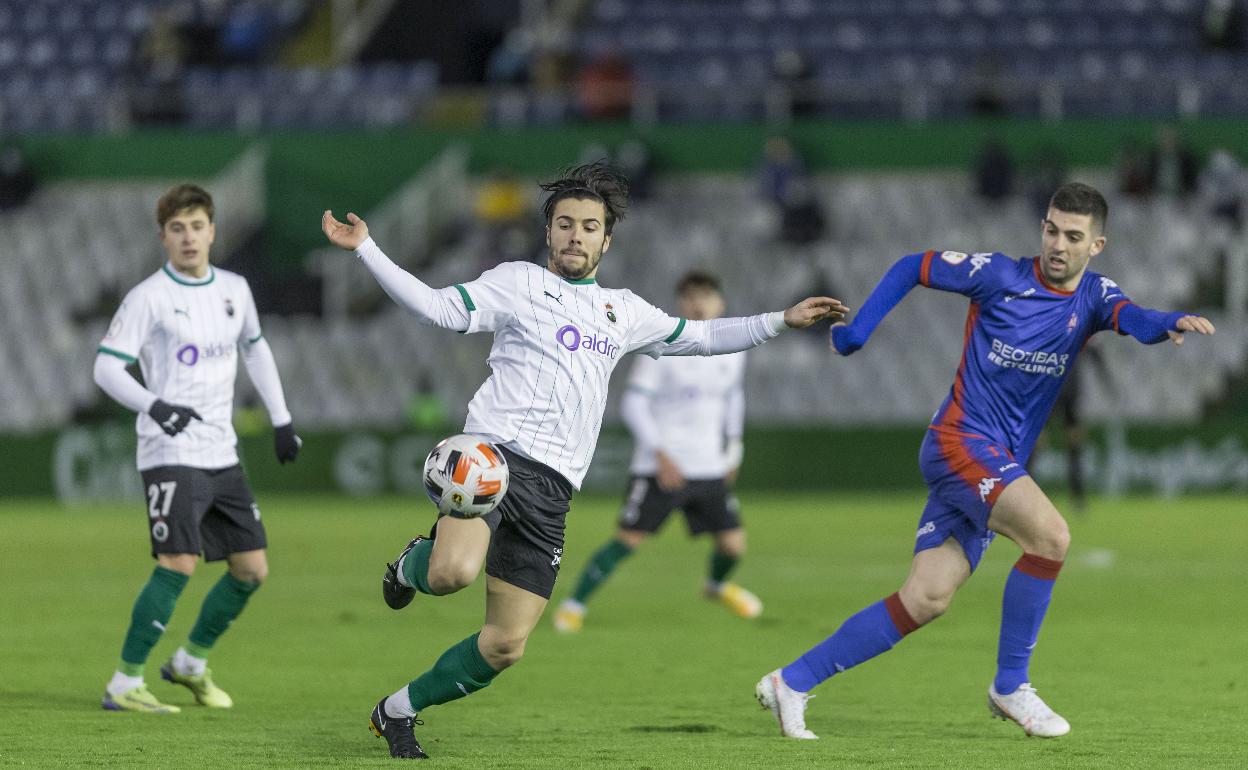 El Amorebieta ganó por 0-1 en los Campos de Sport en el partido de la primera vuelta.