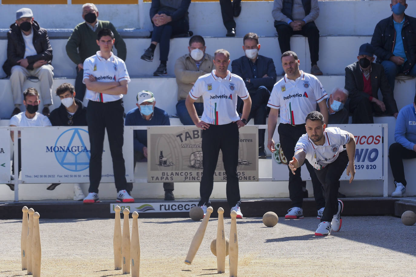 Jairo Arozamena, David Penagos, Alfonso Díaz y al birle Pablo Fernández (Casa Sampedro).