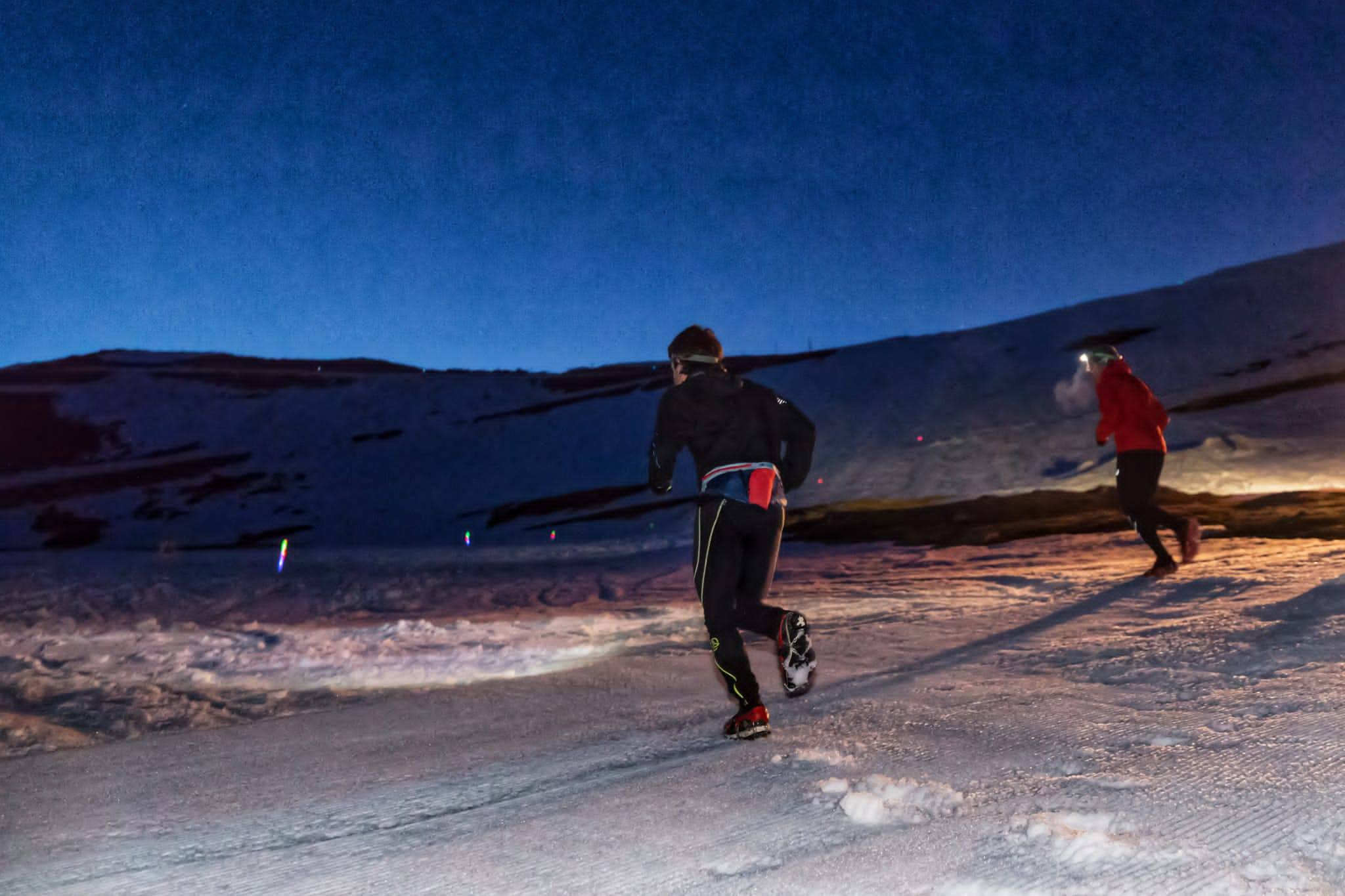 Fotos: Imágenes de la prueba piloto en Alto Campoo de &#039;snow running&#039;