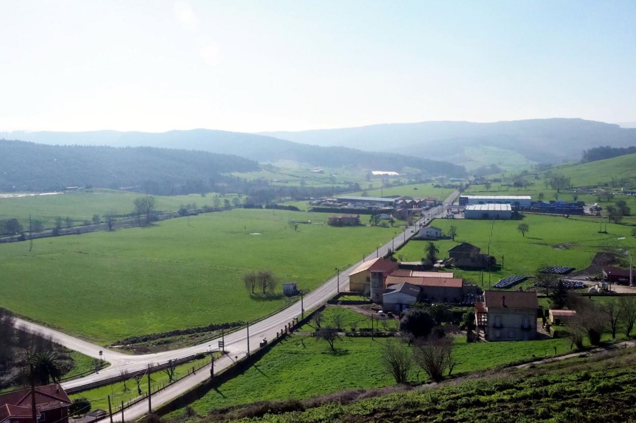 Imagen del Llano de La Pasiega, donde se ubicará el futuro centro logístico e industrial. 