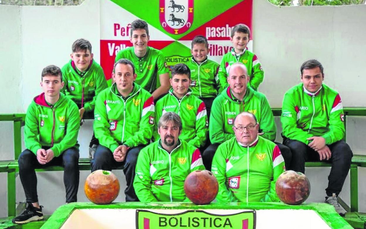 Plantilla de Valle de Villaverde Tejea, de Segunda Categoría de tablón. 