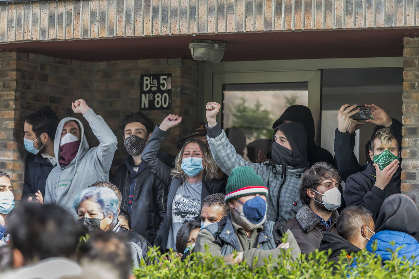 Fotos: La paralización del desahucio por segunda vez, en imágenes