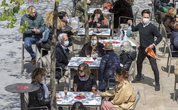 Sanidad prorroga hasta el 11 de mayo el cierre de los interiores de los locales de hostelería