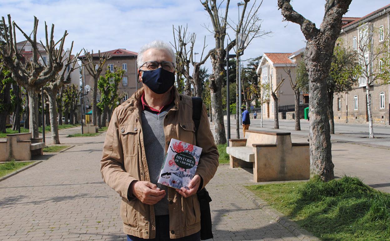 José Luis Matesanz, en Reinosa, con su última novela, 'Historia de Criopios'