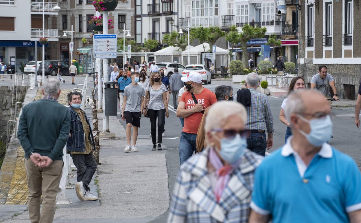 Imagen del pasado domingo en Castro Urdiales.