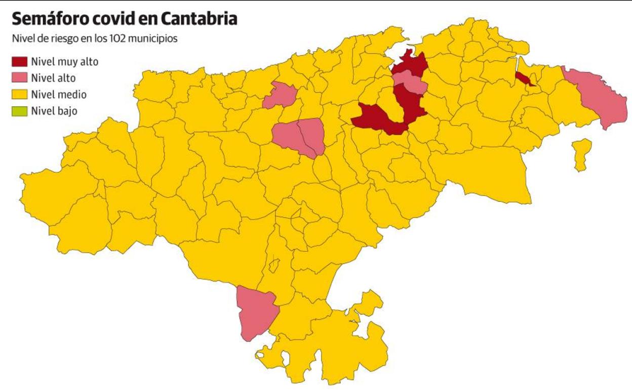 La hostelería podrá abrir los interiores en 92 municipios, entre ellos Santander y Torrelavega