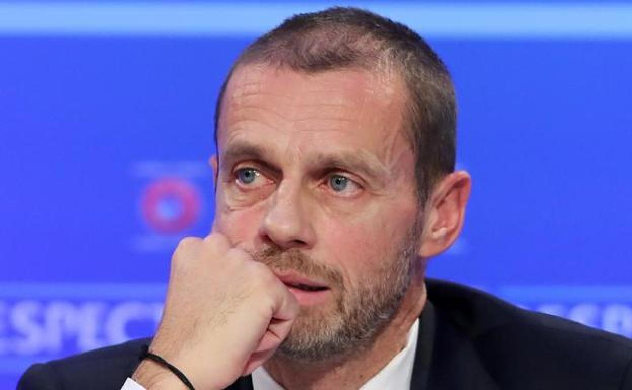 Aleksander Ceferin, presidente de la UEFA. 