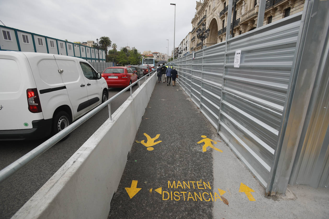 Comienza la próxima semana una fase que pone en marcha las diversas labores con el fin de abordar la estabilización de las fachadas y, posteriomente, del arco, mediante una gran estructura metálica exterior, a modo de andamio