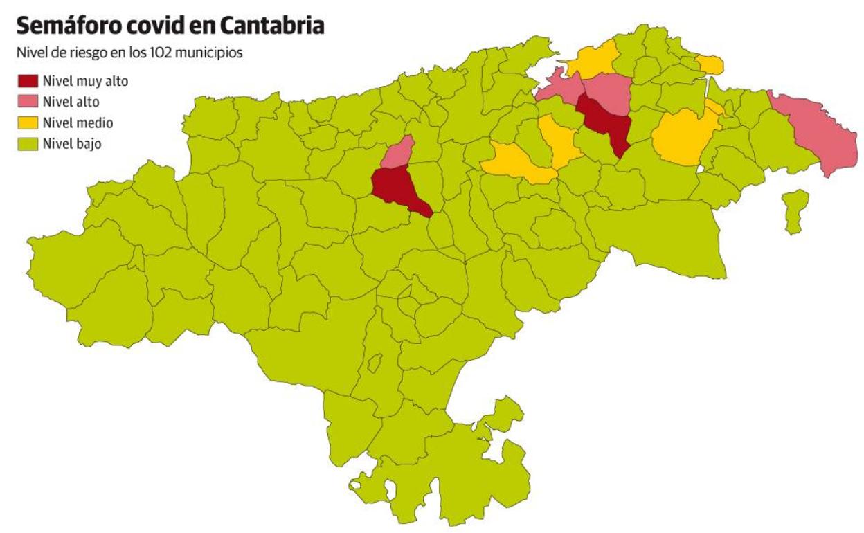 Así está la situación este martes.