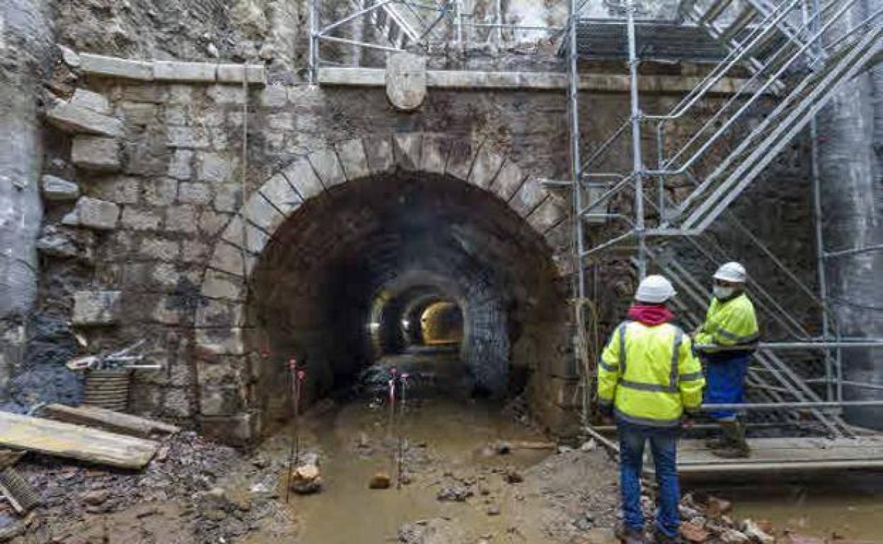 El derrumbe interior del túnel de Tetuán retrasa a septiembre el fin de las obras